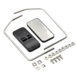 R&eacute;troviseur en m&eacute;tal compatible avec 1/10 rc chenilles voiture Traxxas Trx4 D90 Scx10 1/14 camion Scania Man Actros U - Neuf