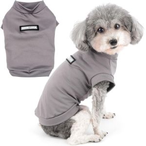 Kalanka-Chemises D'été Pour Petits Chiens Séchage Rapide Vêtements Rafraîchissants Chiot Gilet Doux Sans Manches Respirant Extensible Vêtements De Protection Solaire Pour Temps Chaud Gris Foncé Xl - Neuf