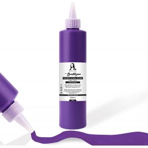 Teinture pour tissu 500 ml.Teinture textile résistante au lavage.Couleur pour tissus clairs.Lavable en machine,résistante au lavage,fixation par repassage (violet) - Neuf
