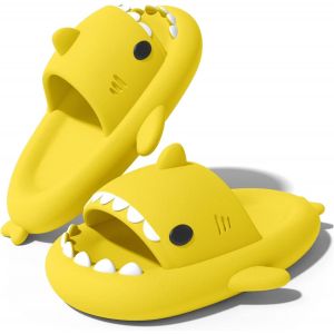 Ihkhu-Claquettes Requin Enfants Chaussons De Maison Pantoufles De Bain Fille Garçon Chaussures Pour Piscine Et Plage Et Douche Shower Tongues Plates Antidérapant Sandales Été - Neuf