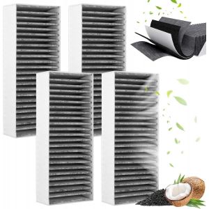 Air Clean Filter,4 Pi&egrave;ces Filtre de Remplacement Accessoires,Filtre anti-pollen,Compatible avec Bosch HEZ9VRCR0/Siemens HZ9VRCR0/Neff Z821VR0/Gaggenau CA282111/Constructa CZ9VRCR0 - Neuf