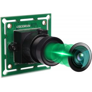 KALANKA-Module de caméra USB 60 fps 0,3 mp - Module de webcam grand angle VA - Objectif 480P 3,6 mm - Avec caméra - Super min iintégrée - Platines de caméra Windows Android Mac Linux Raspberry Pi Web - Neuf