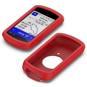 Pour Garmin Edge 1040 Étui En Silicone Souple Résistant Aux Rayures Housse De Protection Pour Ordinateur Bike Gps - Rouge - Neuf