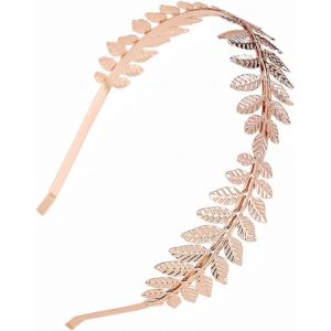 Kalvd-Couronne De Laurier Doré,Bijou Fait À La Main Pour Mariée,Bandeau Grecque Romain Coiffe Cheveux Couronne Femme Accessoires,Diadème Rétro Pour Filles Et Femmes Photographie,Fête-Or Rose - Neuf