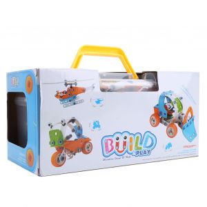 Blocs de construction assembles a faire soi-meme, vis, ecrou, voiture, jouet educatif pour enfants 201 - Neuf