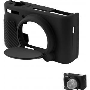 SX730 SX740 &Eacute;tui pour Appareil Photo,Fin Anti-Rayures Silicone &Eacute;tui de Protection pour Appareil Photo Compatible avec l'Appareil Photo Canon PowerShot SX740 SX730 HS (Noir) - Neuf