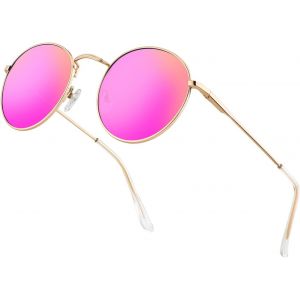 Shiba-Lunettes De Soleil Rondes Polarisées Pour Homme : Lunettes De Soleil Rondes Rétro Pour Homme Et Femme Lunettes De Soleil En [6 - Neuf