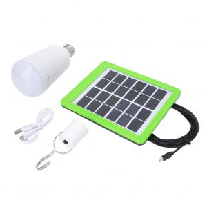 Ampoule Led Portable Multifonction Qf-168b 7 W, Blanc Et Vert, Pour Tente, Camping, Randonnee (Blanc Et Vert Qf-168b) - Neuf