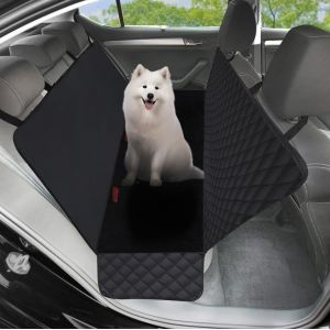 Yemaesre-Couverture De Protection Universelle 4 En 1 Pour Chien - Imperméable Et Résistante Aux Rayures - Siège Arrière Avec Protection Latérale Et Fenêtre De Visualisation - Couverture De Protection - Neuf