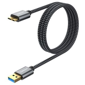 JGD-Micro B C&acirc;ble, C&acirc;ble USB 3.0 5Gbps M&acirc;le A vers Micro B Cable pour Toshiba Western Digital My Passport Elements Canvio Disque Dur Externe WD Samsung Galaxy S5 (1M) - Neuf