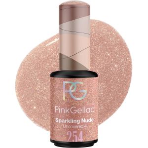 Maa-Vernis Semi Permanent Uv - 254 Sparkling Nude 8 Ml - Vernis Gel Uv Semi Permanent Nude Pour 14 Jours - Gel Polish Facile À Utiliser De Qualité Salon - Facile À Enlever - Neuf