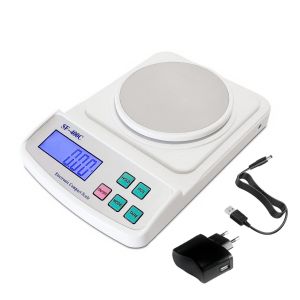 Balance Numérique Scientifique Balance de Masse pour Laboratoire de Chimie Scolaire Balance en Grammes Précision de 0,01 g - Peser en onces et en grammes - Neuf