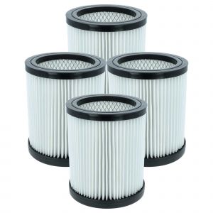 vhbw 4x Cartouche filtrante compatible avec Parkside (Lidl) PWD 35 A1 aspirateur - Filtre pour particules fines, plastique - Neuf