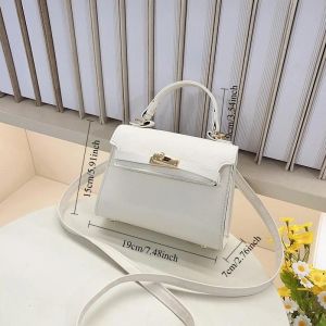 Sacs &Agrave; Bandouli&egrave;re En Cuir Pu Pour Femmes, Marque De Luxe, Serrure, Sac &Agrave; Bandouli&egrave;re Portable, Sacs &Agrave; Main Et Sacs &Agrave; Main De Styliste, Nouvelle Collection 2025.Beige Crossbody Bag. - Neuf