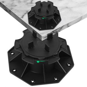 50x Plots r&eacute;glables 72-140mm Plot pour dalle r&eacute;glable Pour pierre et carrelage Plots Avec anneau de fixation - Neuf