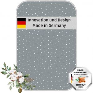 MEVRONISSHOP-Planche &agrave; Repasser Turbo &agrave; 5 Couches | R&eacute;sistant &agrave; la Chaleur et r&eacute;fl&eacute;chissant la Chaleur | Super Doux et antid&eacute;rapant | Tapis de Repassage 100 x 65 cm | Parfait pour la Maison et Les - Neuf