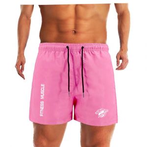 Bermuda Short De Plage Pour Hommes,Doublure En Maille,Pantalon De Bain,Séchage Rapide,Surf,Short De Plage,Fitness,Muscle,Pantalon De Sport Aquatique,Été-S-O - Neuf