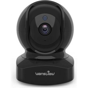 Wi-Fi Surveillance Camera, 2k Indoor Fhd Ip Camera With Instant Alert, Two-Way Audio And Night Vision For Pet/Baby Surveillance - Q5 Black - Neuf