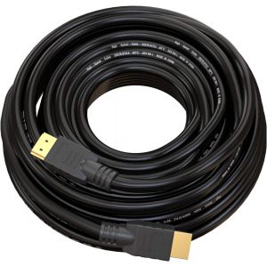 ERYI-Câble Hdmi 15M V1.4 Câble Long Haute Vitesse Avec Ethernet Arc 3D | Full Hd 1080P Compatible With Ps4 Xbox One Sky Hd Tv Moniteur Pc Portable Cctv | Noir & Plaqué Or¿ - Neuf