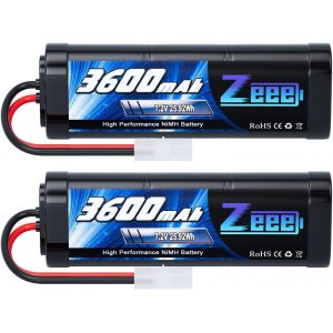 RC Batterie 7,2V 3600mAh NiMH Batterie pour RC Voiture RC Camion RC Hobby (2 Paquets) - Neuf