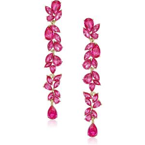 Kalhx-Mariage Strass Cristaux Lustre Boucles D'oreilles Pendantes Pour Les Femmes Mari&eacute;es,Art D&eacute;co Marquise Baisse Mari&eacute;e Pendentif Long Drop Boucles D'oreilles Pour Bal - Neuf