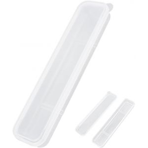 Bo&icirc;te De Rangement Pour Vaisselle De Voyage Porte Ustensiles &Eacute;tui De Transport Avec Couvercle Transparent R&eacute;utilisable Portable Ensemble De Couverts &Eacute;tui De Rangement Pour Camping En Plein - Neuf