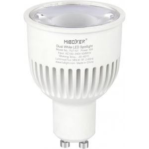 , Milight Miboxer 6w Gu10 Double Spot Led Blanc, Temp&eacute;rature De Couleur R&eacute;glable Et Luminosit&eacute; Dimmable, Fut107 - Neuf