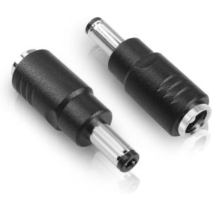 Adaptateur fiche creuse DC 5,5 mm x 2,5 mm m&acirc;le vers 6,5 mm x 3,0 mm femelle pour station d'alimentation solaire, ordinateur portable, cam&eacute;ras de s&eacute;curit&eacute; CCTV, syst&egrave;mes de surveillance - Neuf