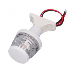 XYONG Feu d'ancrage de navigation marine a LED blanc de 4 pouces, 360 degres, etanche IP65, 250 lm, DC10 24 V - Neuf