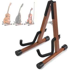 ChenQuanSarl-Support De Ukulélé A-Frame Support De Guitare Basse En Bois En Mousse Pour Guitares Hush, Basse, Violon, Celle, Banjo, Mandoline, Ukulélé - Neuf