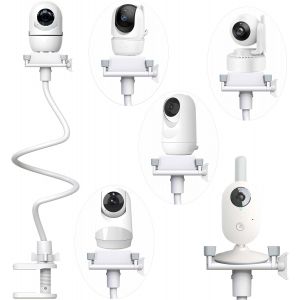 Support Babyphone Universel Support Camera Bebe Hellobaby/Momcozy/Boifun/Blemil/Ghb/Nanit B&eacute;b&eacute; Cam&eacute;ra Flexible Support De Cam&eacute;ra R&eacute;glable Compatible Avec La Plupart Des Babyphone(33,4 "")[Z249] - Neuf