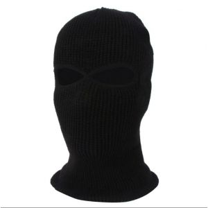 Cagoule Intégrale Tricotée À 2 Trous, Multifonction, Coupe-Vent, Chaude, Pour Moto, Cyclisme, Ski, Unisexe, Sport - Neuf