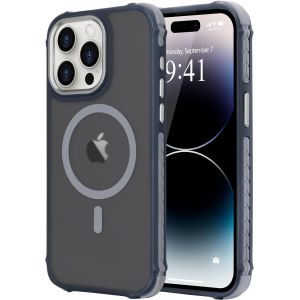 Eryi-Coque Magnétique Pour Iphone 14 Pro Max Compatible Avec Magsafe Recharge Sans Fil Étui Housse De Protection Antichoc En Tpu Antichoc/Pc Dur Housse Arrière Pour Iphone 14 Pro Max,Gris - Neuf