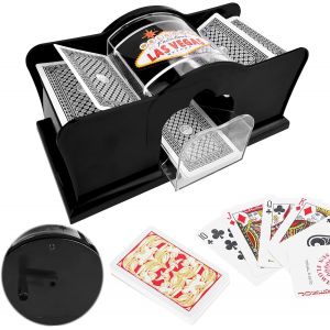 Melangeur De Carte Manuelle,Melangeur De Carte &Eacute;lectronique,M&eacute;langeur De Cartes,Pour Uno Poker,Pro,Mini Tarot,Blackjack,Texas Hold'em (B) - Neuf