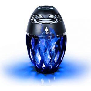 Haut-Parleur Extérieur Bluetooth Avec Faisceau De Pôles Et Crochets - Effet Flamme Vacillante - Lampe De Table Led Étanche Pour Terrasse De Jardin (Jaune Avec Accessoires) - Neuf