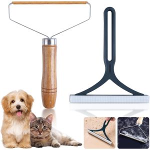 JGD-2 Pcs Brosse Anti Poils Chien Chat Animaux,Rasoir Anti Bouloche Manuel,Portable Nettoyeur de Peluche Lint Remover pour Tapis,Animaux Domestiques,Vetements,Canapes - Neuf