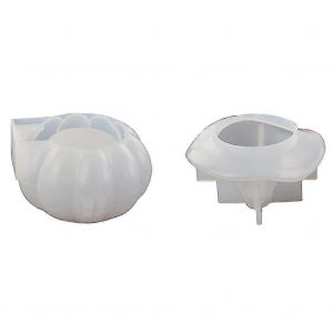 Moule En Résine,Pots De Citrouille Moules En Silicone Avec Couvercle,Moules En Pot De Résine,Récipient De Bonbons Pour Bijoux Résine Époxy - Neuf