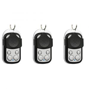 Ensemble de 3 télécommande universelle pour portes automatiques, fréquence 433.92 MHz, grand rayon - télécommande Universelle pour portes programmables avec code fixe - Neuf