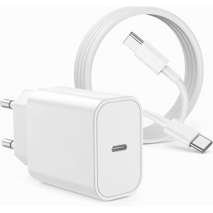 Chargeur Rapide Iphone 17 16 15,20w Chargeur Apple Type C Avec C&acirc;ble Usb C Vers Usb C 2m For Apple Iphone 17 Pro Max/17 Air/16 Plus/16 Pro Max/16 Pro/15 Pro Max/15 Plus/Ipad Type C Adaptateur Secteu - Neuf