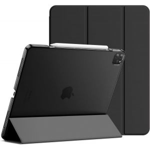 LORANKA-&Eacute;tui pour iPad Pro 12,9 Pouces (Mod&egrave;le 2020/2018), pour Pencil, Housse Coque Intelligent R&eacute;veil/Sommeil Automatique (Noir) - Neuf
