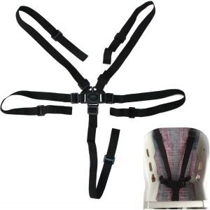 Harnais Chaise Haute, Harnais De S&eacute;curit&eacute; Universel Pour B&eacute;b&eacute; Sangle De S&eacute;curit&eacute; Pour Poussette Attache Poussette Pour Enfant Adaptable Sur Chaise Haute Poussette Landau Transat Up And Down (Set B) - Neuf