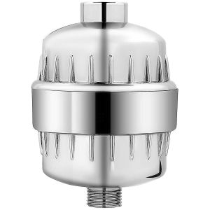 Filtre de douche pour eau dure avec syst&egrave;me de filtration multi-&eacute;tapes - Neuf