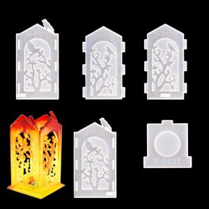 Moule Resine Bougeoirs, Moule Silicone Resine Porte-Stylo, Moulle Resine Epoxy Bo&icirc;te &Agrave; Bijoux Pour Porte Bougie, D&eacute;coration De Maison Artisanat (Oiseau) - Neuf