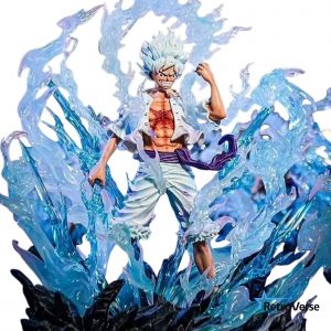 Figurine One Piece Luffy Gear 5 Nika Foudre 29 Cm Studio Tianhui Collection - Neuf