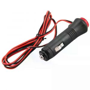 Interrupteur 12V-24V Auto Voiture Cigare Mâle Connecteur Rallonge avec Interrupteur - Neuf