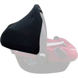 Nouvelhorizonstore-Kids Capot Compatible Avec Maxi Cosi, Bebe Confort Pebble En Coton (Black Series) - Neuf
