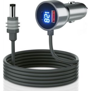 MEVRONISSHOP-Starlink Mini C&acirc;ble - Accessoires Starlink Mini Chargeur de Voiture 3 en 1, Adaptateur Allume-Cigare 12V-24V avec Affichage Num&eacute;rique, Ports USB C/USB A Charge Rapide 30W pour Voitures ( - Neuf