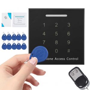 Kit de systeme de securite de porte avec serrure magnetique electrique et carte de controle d'acces par mot de passe - Neuf