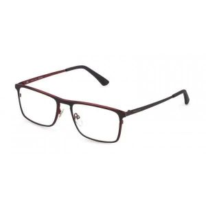 Monture Lunettes - Police - Vplb59 - Full Bordeaux With Coloured Parts (08hr) - Neuf