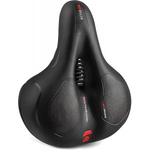 Selle Confortable Selle Avec Boule D'amortisseur À Double Ressort Selle Confort Ergonomique Selle Vélo Pour Vélo De Montagne Vtt Vélos Vélos Pliants Selle De Vélo Avec Outil - Neuf